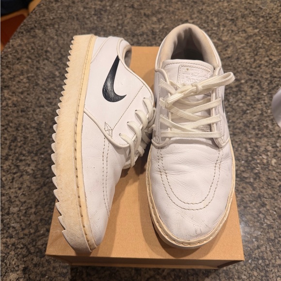 Nike SB Stefan Janoski White Leather Golf Men’s 10 - Picture 2 of 4